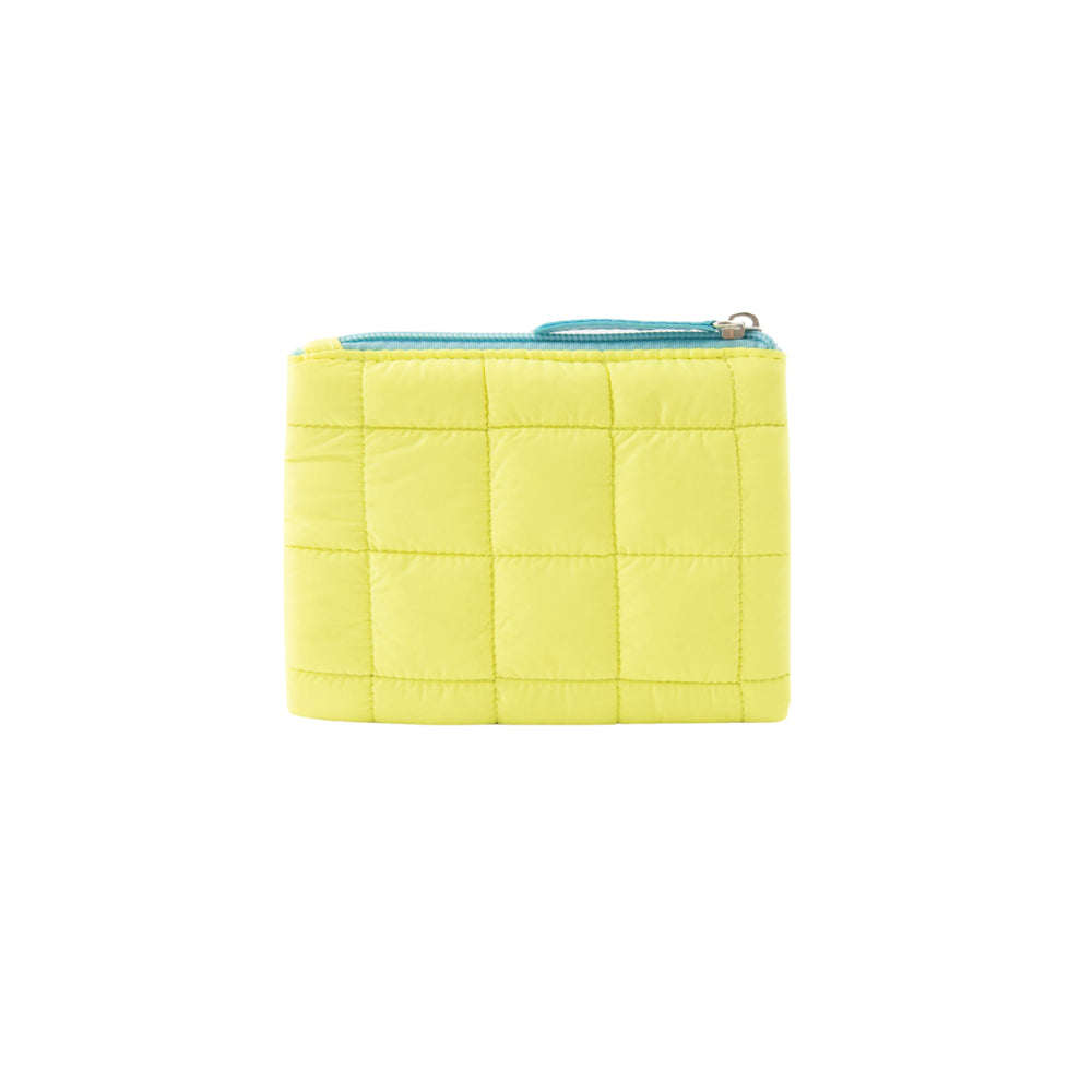 Vivid Collection Quilted Wallet - YELLOW